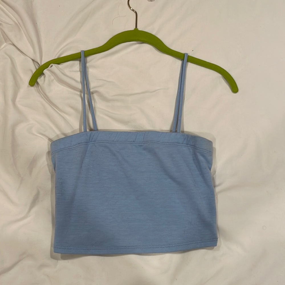 Square neck crop top